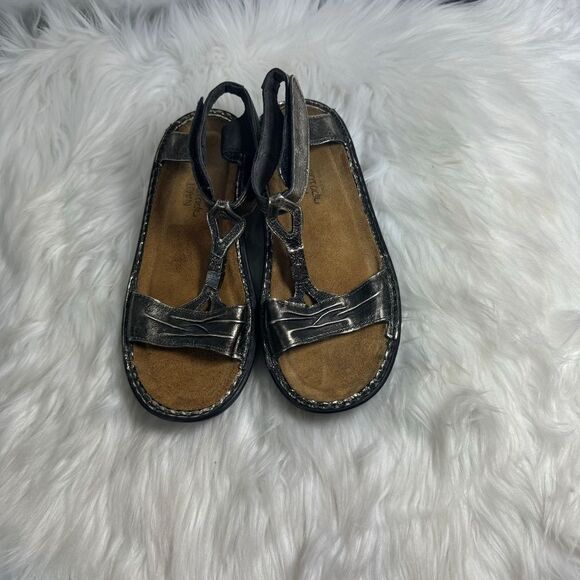 Naot Cymbal NWOT Metallic Leather Gladiator Sandals Sz 38/US 7-7.5 - Picture 4 of 7